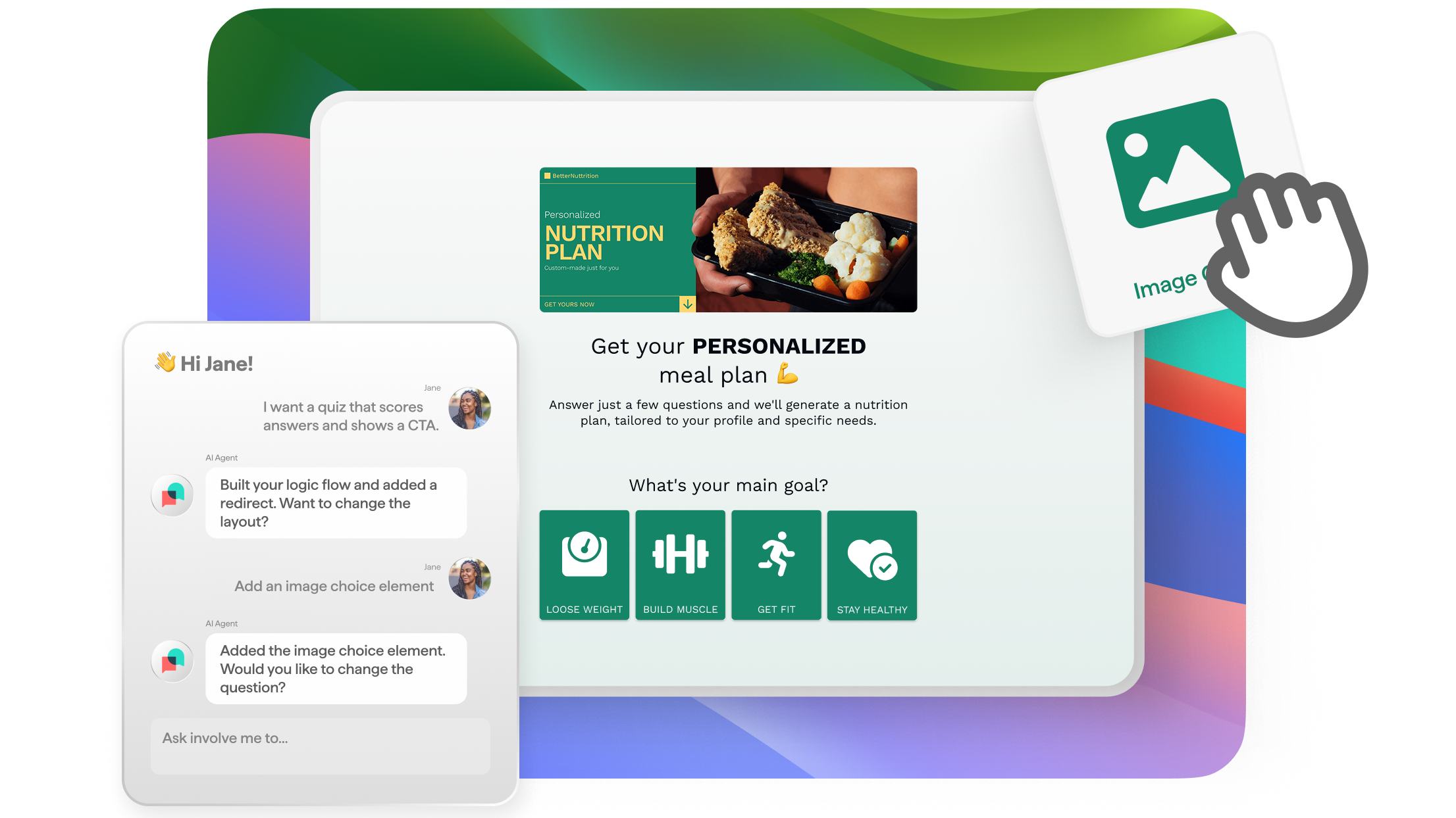 involve.me AI Agent and drag-and-drop builder